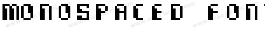 Monospaced Font字体转换